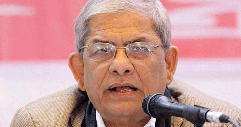 নির্বাচনের মাধ্যমে বিএনপি পরিবর্তন চায় : মির্জা ফখরুল